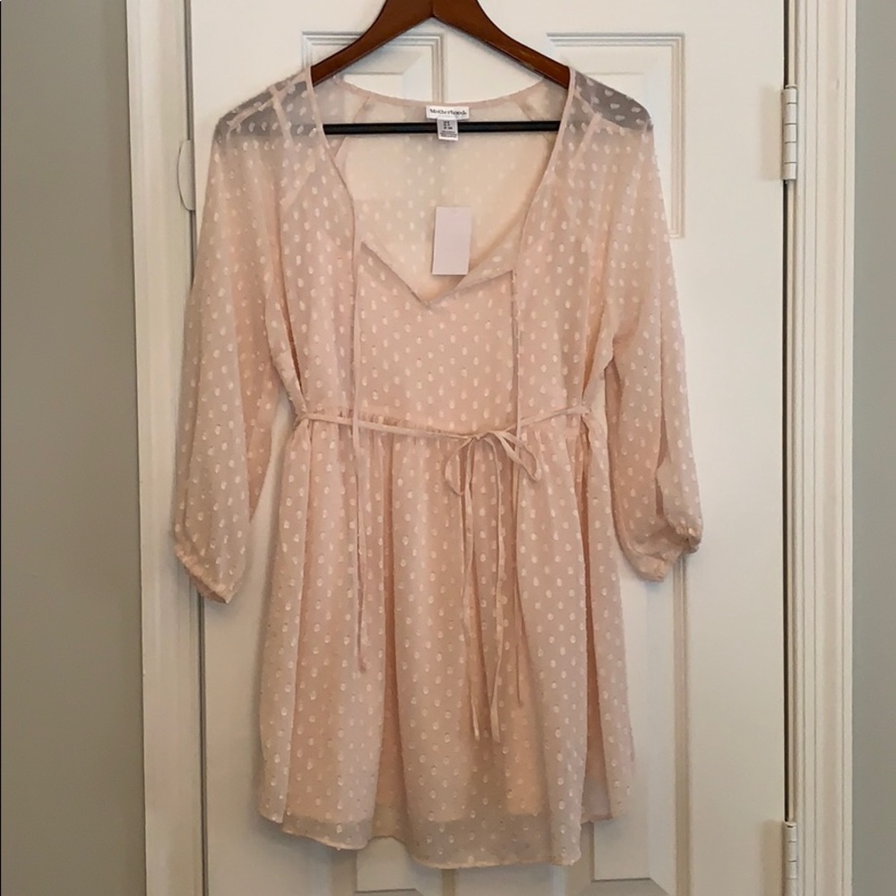 Motherhood maternity NEW blouse with tank top